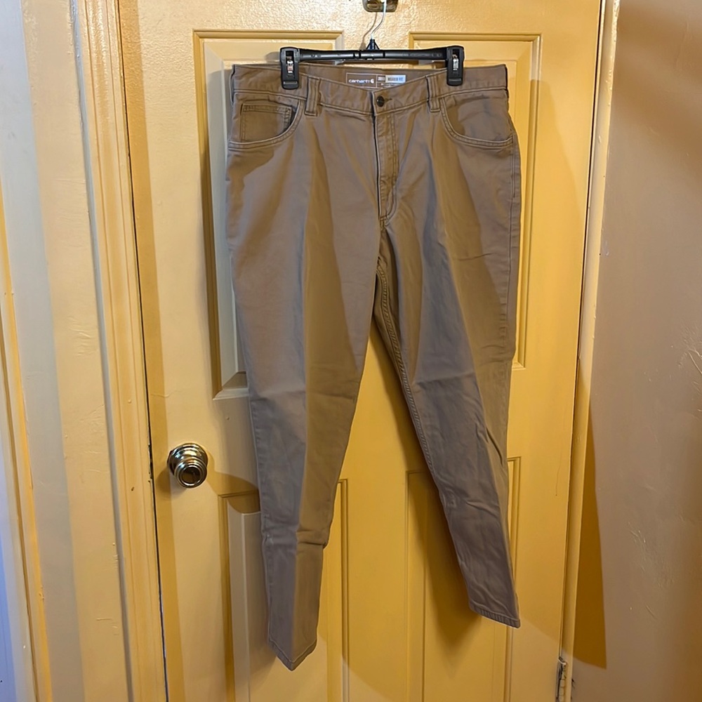 Carhartt Relaxed Fit 38x30 khaki jeans